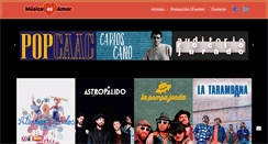 Desktop Screenshot of musicaesamor.com